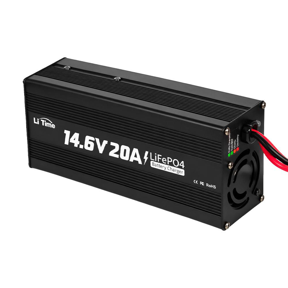 Зарядний пристрій для акумуляторних батарей LiFePO4 14.6V/20A LiTime L12V20A-BCHA-X (44-00537) Киев - изображение 14
