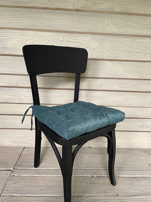 Подушка для стільців (40x40х5 см) Decorator Sparta колір сіро-блакитний 84-072 Київ - фото 2