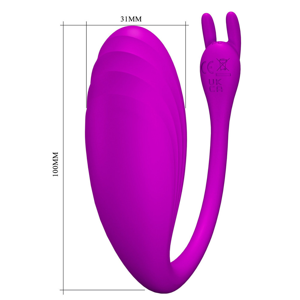 Вибратор PRETTY LOVE Catalina, 12 vibration functions Mobile APP Long-distance Control Sex Aura Киев - изображение 5