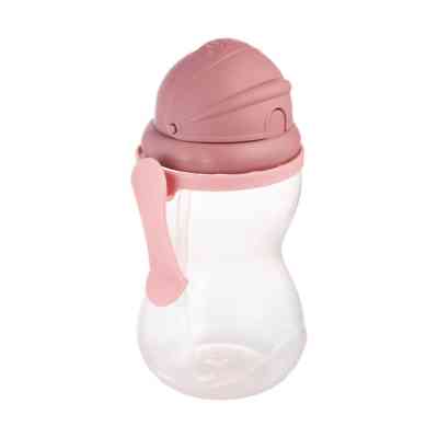 Поильник-непроливайка Canpol babies со сложной силиконовой трубочкой, розовый 370 мл (56/113_pin2) Винница