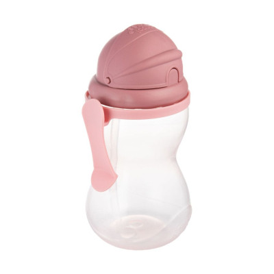 Поїльник-непроливайка Canpol babies зі складною силіконовою трубочкою, рожева 370 мл (56/113_pin2) Вінниця - фото 2