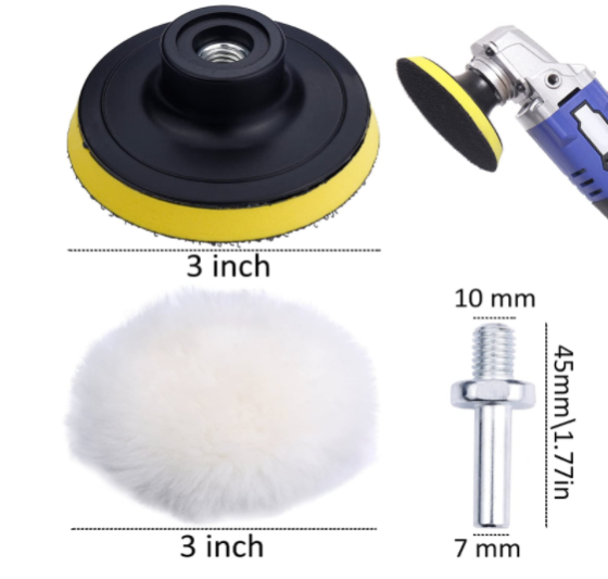 Набор полировочных насадок для авто 6 шт Киев