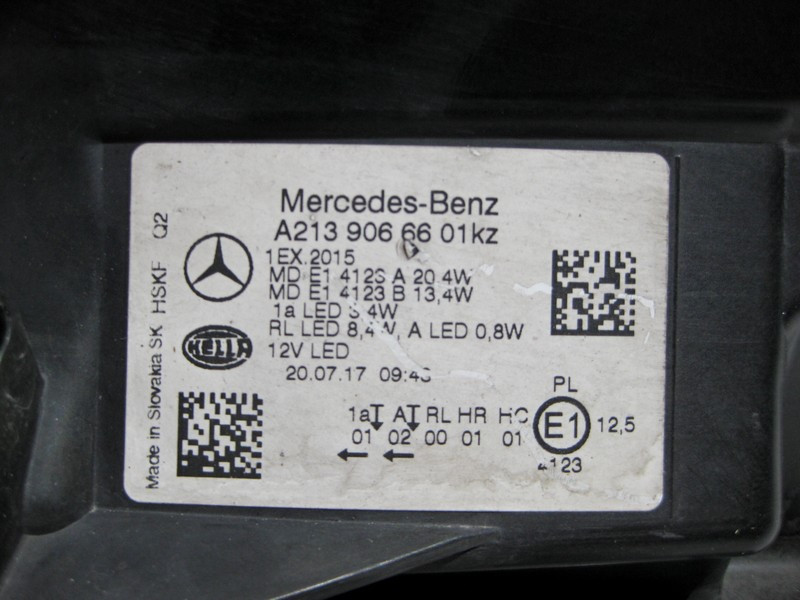 Mercedes-Benz  A2139066601 Фара права світлодіодна статична E-Class W213 C238 Одеса - фото 5