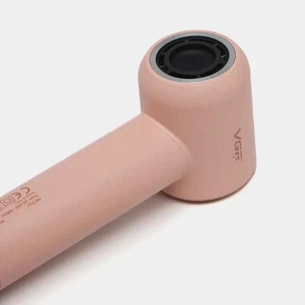 Фен для волосся VGR V-446 PINK: BLDC 110000 об/хв, іонізація, 1400 Вт, 350 г, 6 режимів, LED та магнітна насадка Одеса - фото 7
