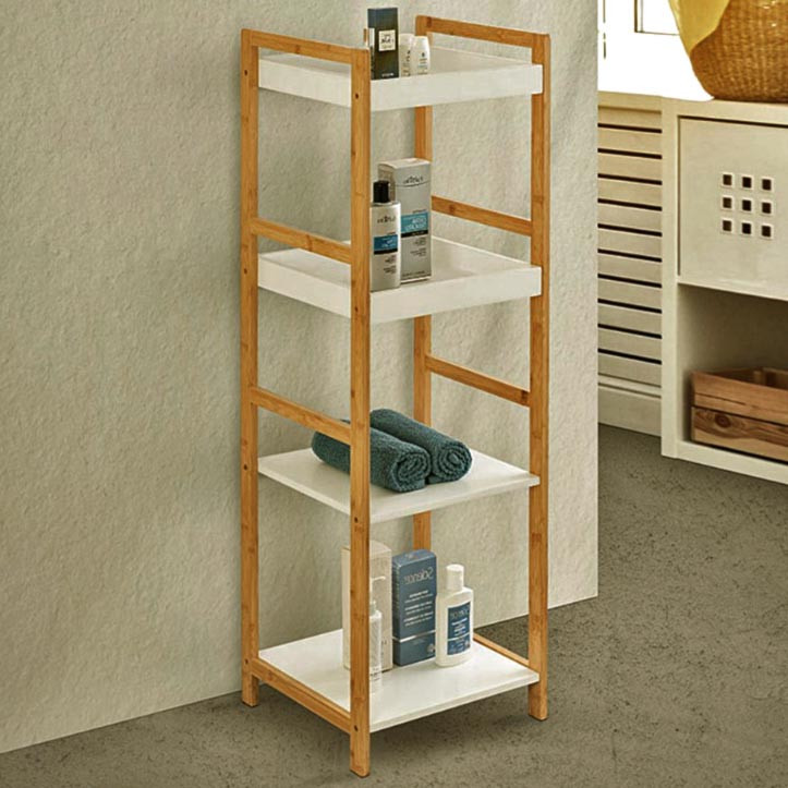 Етажерка для ванної "Сідібар" сієна-зефір Миколаїв - фото 1