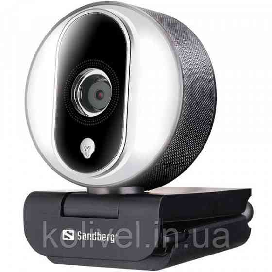 Веб-камера Sandberg Streamer Webcam Pro Full HD Autofocus Ring Light (134-12) Київ