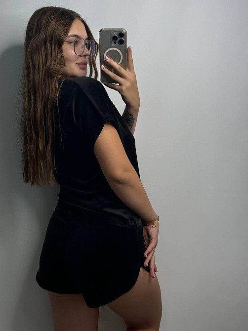 Пижама женская футболка + шорты из плюшевого велюра Черный XL Харьков - изображение 2