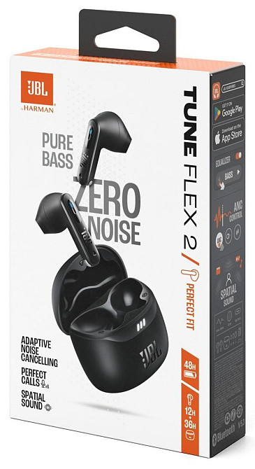 Bluetooth-гарнітура JBL Tune Flex 2 Black (JBLTFLEX2BLK) Чорний Харків - фото 11
