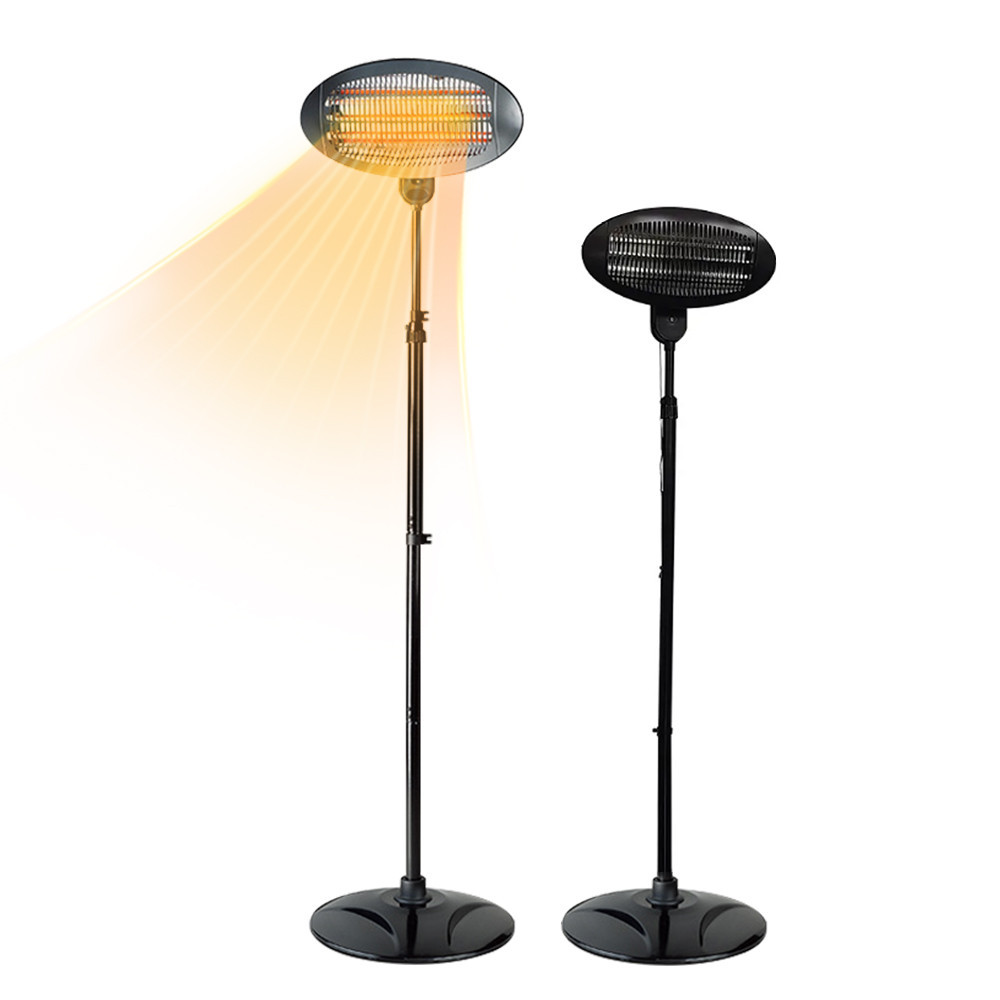 Электрический инфракрасный обогреватель GRILLI 2000w, черный Код: 009539 Ровно - изображение 1