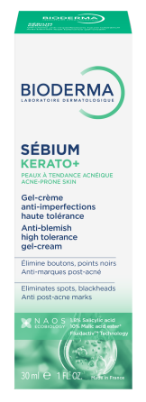 Біодерма Себіум Гель-крем Керато+ Bioderma Sébium Kerato+ Gel-crème, 30 мл Дніпро