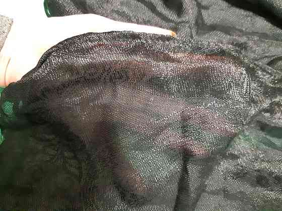 Черный шарф женский - размер шарфа приблизительно 160*60см, 100% полиэстер Киев