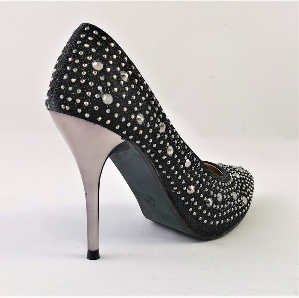 Жіночі Чорні Туфлі на Каблуку Модельні Шпилька (розміри: 36,37,39) — 11 Дніпро - фото 3