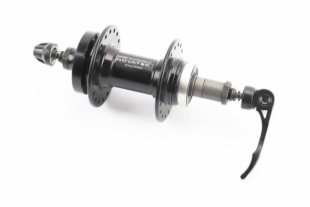 Втулка задня MTB алюмінієва 14Gx36H під вільнобіг, Disk-brake, 2 пром-підшипники 6000 2RS, кріпл. ексцентрик, чорна D242SBT Киев - изображение 1