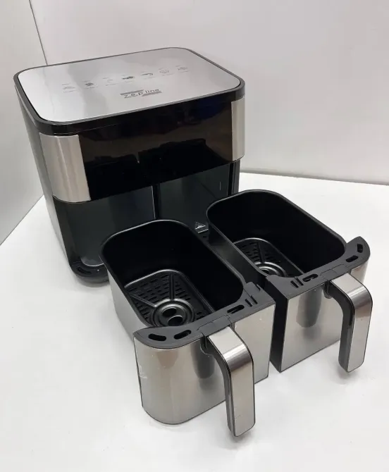 Аэрофритюрница на 2 чаши Zepline ZP-209 с мощностью 4000Вт на 12л Коломия - фото 9