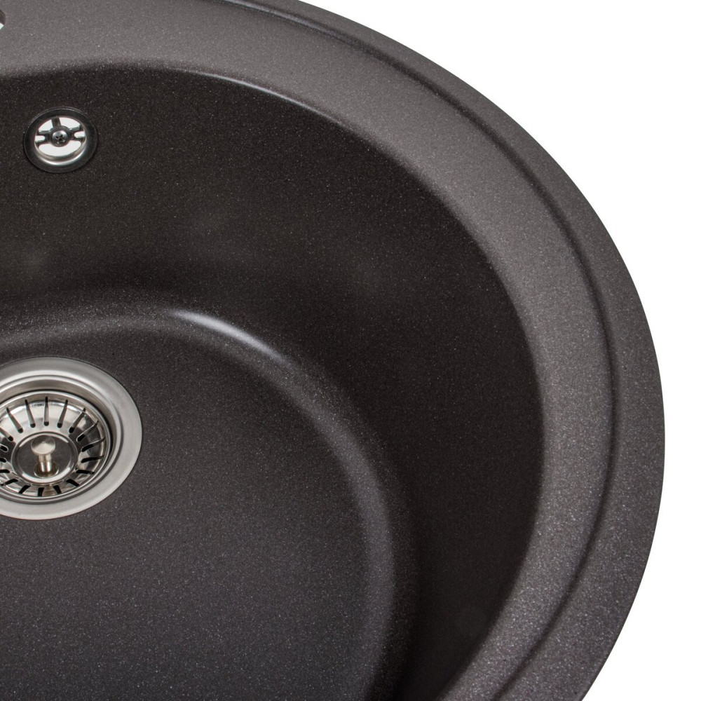 Гранітна мийка для кухні VALESO 510 LUNA матовая Гренадін Коломия - фото 2