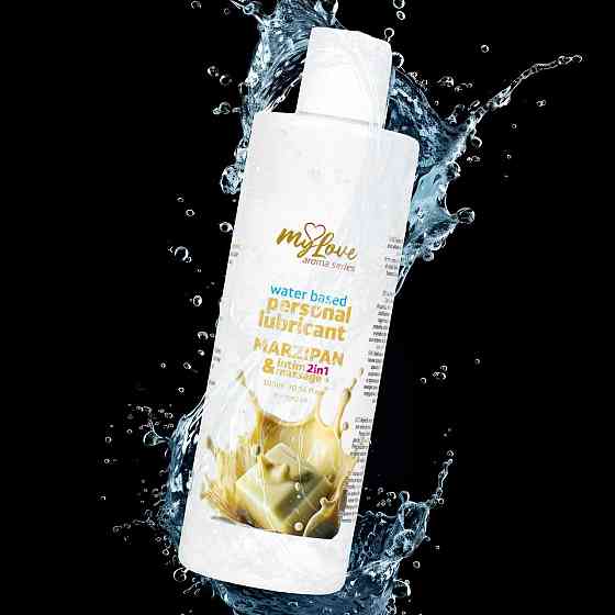 2в1 лубрикант та масажний гель - MyLove Aroma Series Intim&Massage Marzipan, 300 мл Sex Aura Київ