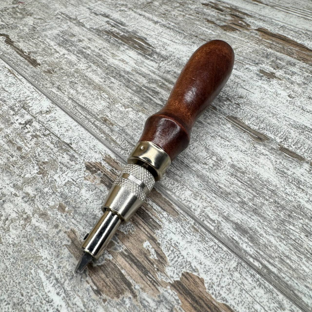 Грувер канавкорез с торцбилами 5в1, инструмент для работы с кожей для выборки канавки Киев - изображение 5