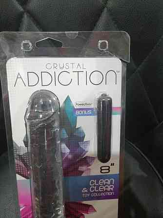 Прозрачный фаллоимитатор ADDICTION Vertical Dong 8″ (лопнул блистер!!!) Sex Aura Киев