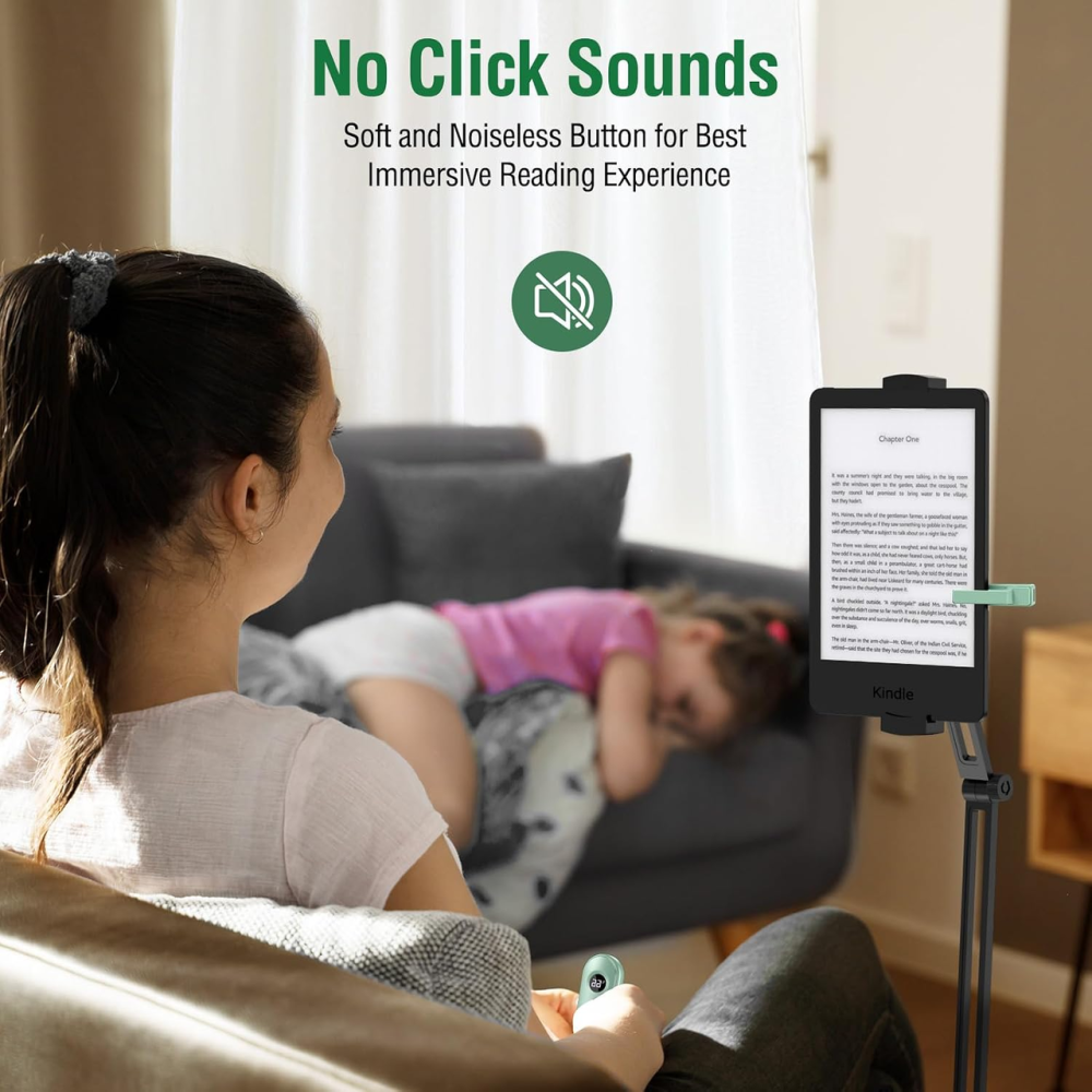 Пульт-перегортач сторінок 4smarts RCPT08 RF для Kindle, Kobo, iPad, iPhone, Android, LCD, Type-C, зелений Київ - фото 4