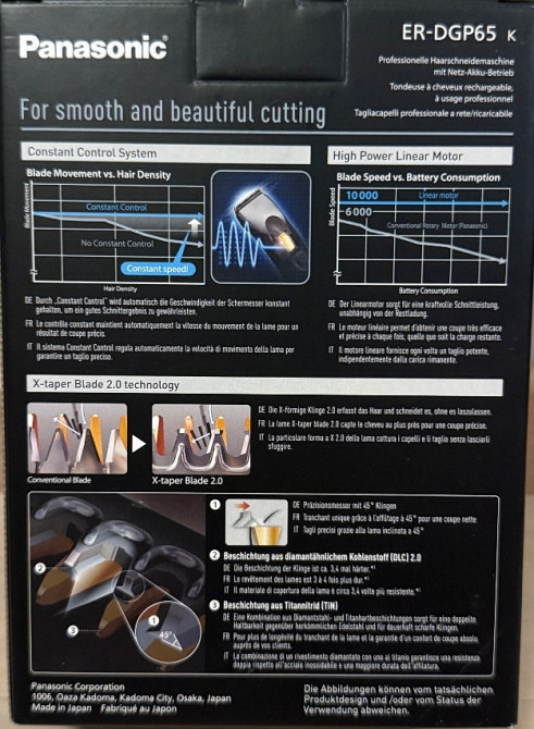 Panasonic ER-DGP65 • Машинка для стрижки. Київ - фото 4