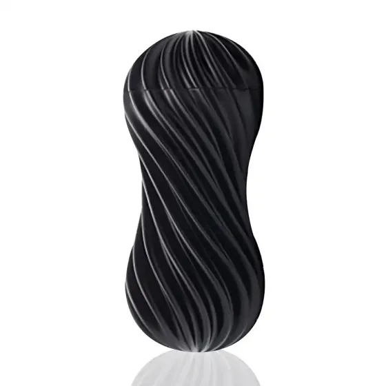 Мастурбатор Tenga Flex Rocky Black зі змінною інтенсивністю, можна скручувати Львів