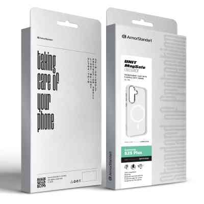 Чехол для мобильного телефона Armorstandart Unit MagSafe Samsung S25 Plus Matte Clear Silver (ARM82264) Винница