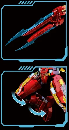 Конструктор Железный человек Iron Man Mark 50,1568 деталь Киев