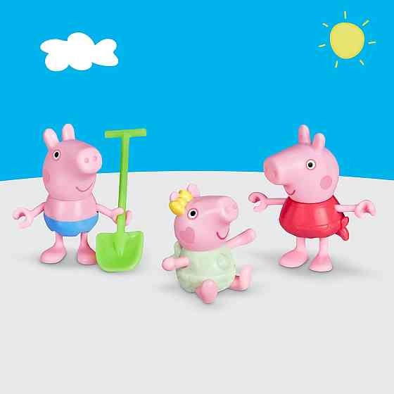 Ігровий набір Peppa Figurines – Три маленькі свинки на пляжі Дніпро