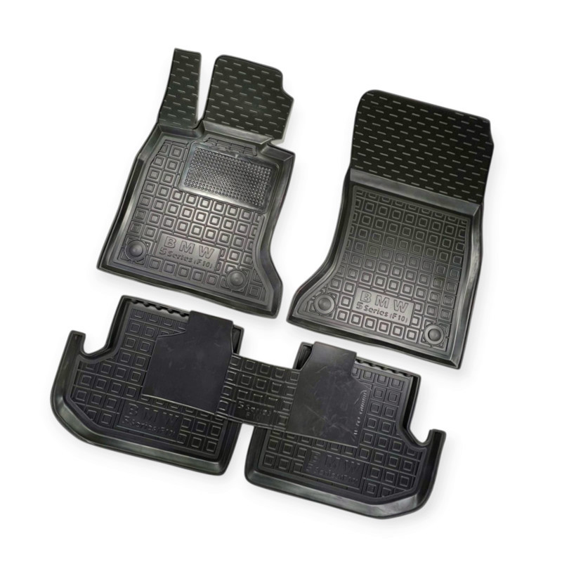 Килимки Бмв 5 f10 2013 -> борт 2,5 см, з перемичкою салону Мукачево - фото 1