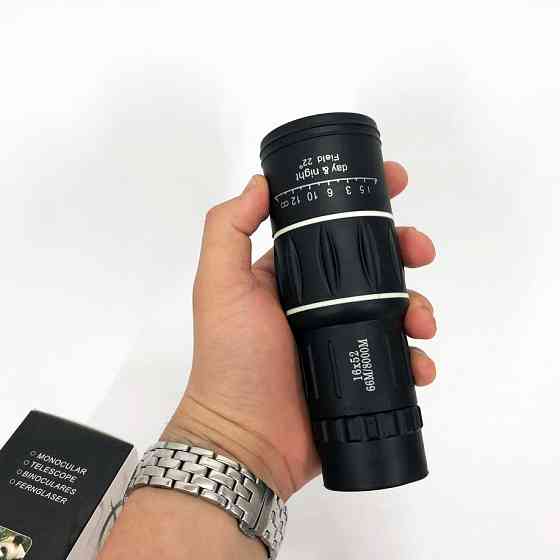 Монокуляр Bushnell 16x52 PowerView монокль, Бушнел, подзорная труба с чехлом OG-77 Одесса