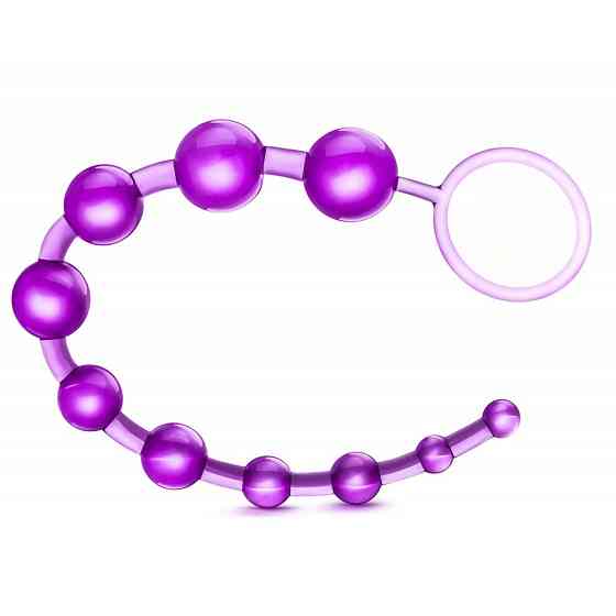 Анальная цепочка Blush B YOURS BASIC BEADS PURPLE Sex Aura Киев