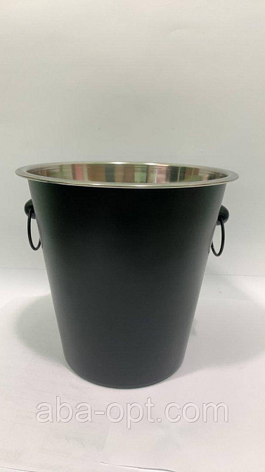 Відро для шампанського чорне V 4.8 л ( шт ) Одеса - фото 1