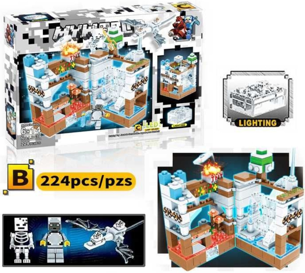 Lego MINECRAFT, Лего Майнкрафт Крепости, 4 вида, светящиеся блоки. Харьков - изображение 6