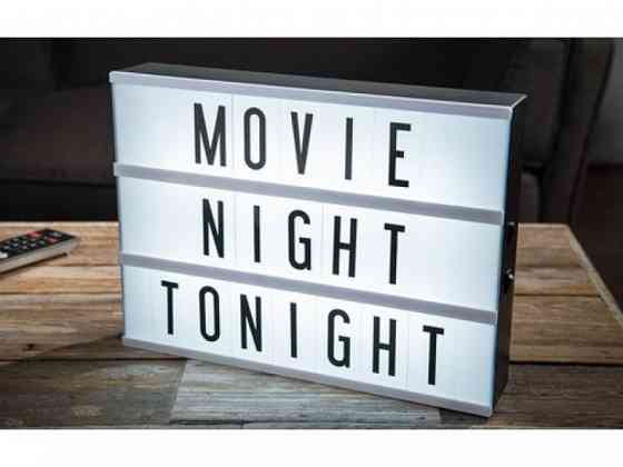 Интерьерный лайтбокс с буквами (А4 96 букв) Винница