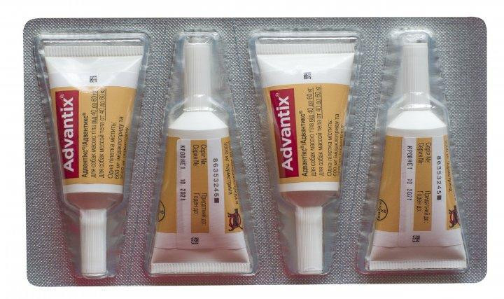 Адвантикс капли для собак весом от 40 до 60 кг (4 пипетки по 6.0 мл) Elanco Винница - изображение 5