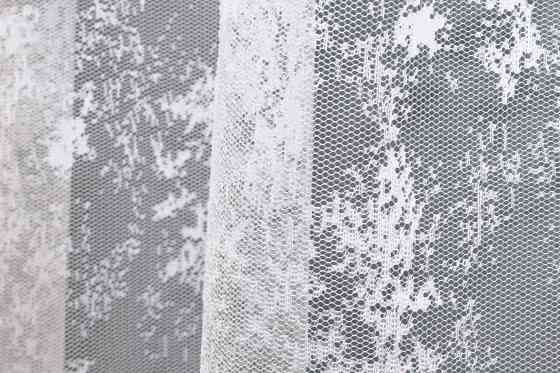 Тюль VR-Textil 1368т Мармур Al-1 Жакард Білий 400х270 см (43-116) Київ