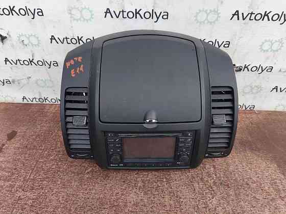 Автомагнітола Bluetooth AUX + консоль бардачка Nissan Note E11 2005-2012 Ковель