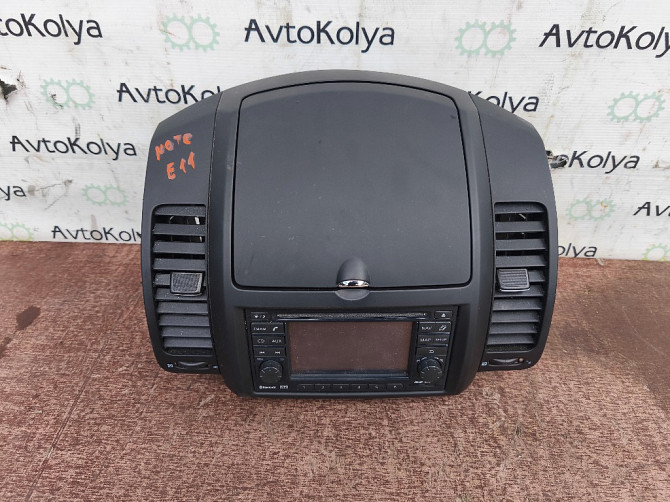 Автомагнітола Bluetooth AUX + консоль бардачка Nissan Note E11 2005-2012 Ковель - фото 1