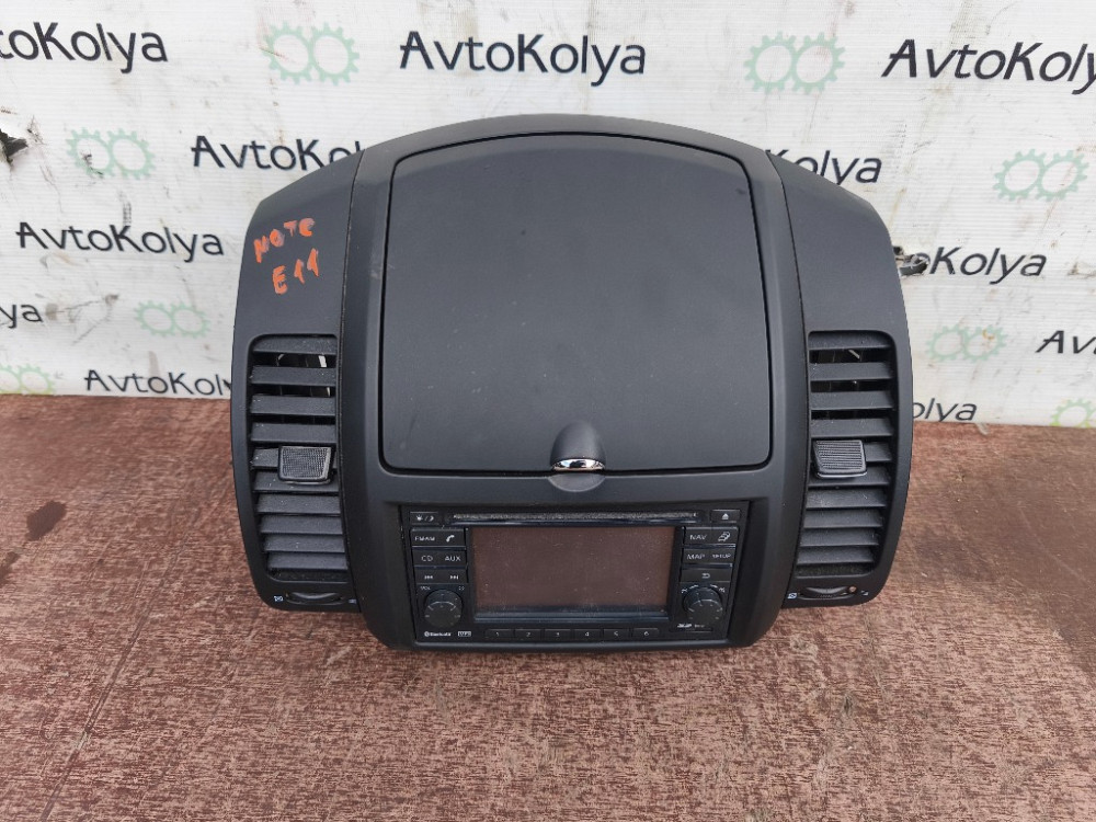 Автомагнітола Bluetooth AUX + консоль бардачка Nissan Note E11 2005-2012 Ковель - изображение 1