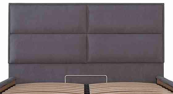 Ліжко Sheffield Comfort 120 х 190 см Місті Dark Grey З підйомним механізмом та нішою для білизни Темно-сірий Київ