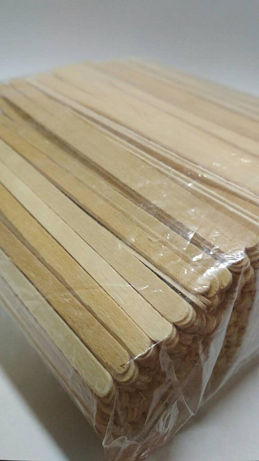 Мішалка Дерев'яна 14 см*1,4 мм*6 мм 700(S) (1 пачка) Харків - фото 1