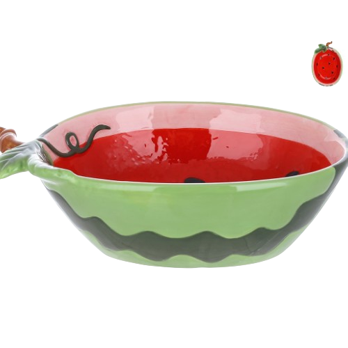 Салатник керамічний Watermelon 21.5*15.5*6.3см, 750мл Житомир