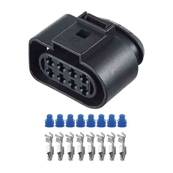 Роз'єм конектор 8-кон., Фара, 8D0973734, VAG Германия, Франция, Германия універс., Audi, Bugatti, Porsche, Seat, Skoda, VW Київ