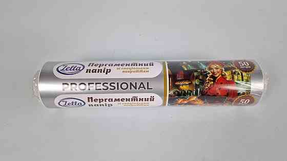 Пергамент для випікання (50 м*28 см) Zella білий силіконовий (1 рул) Харків