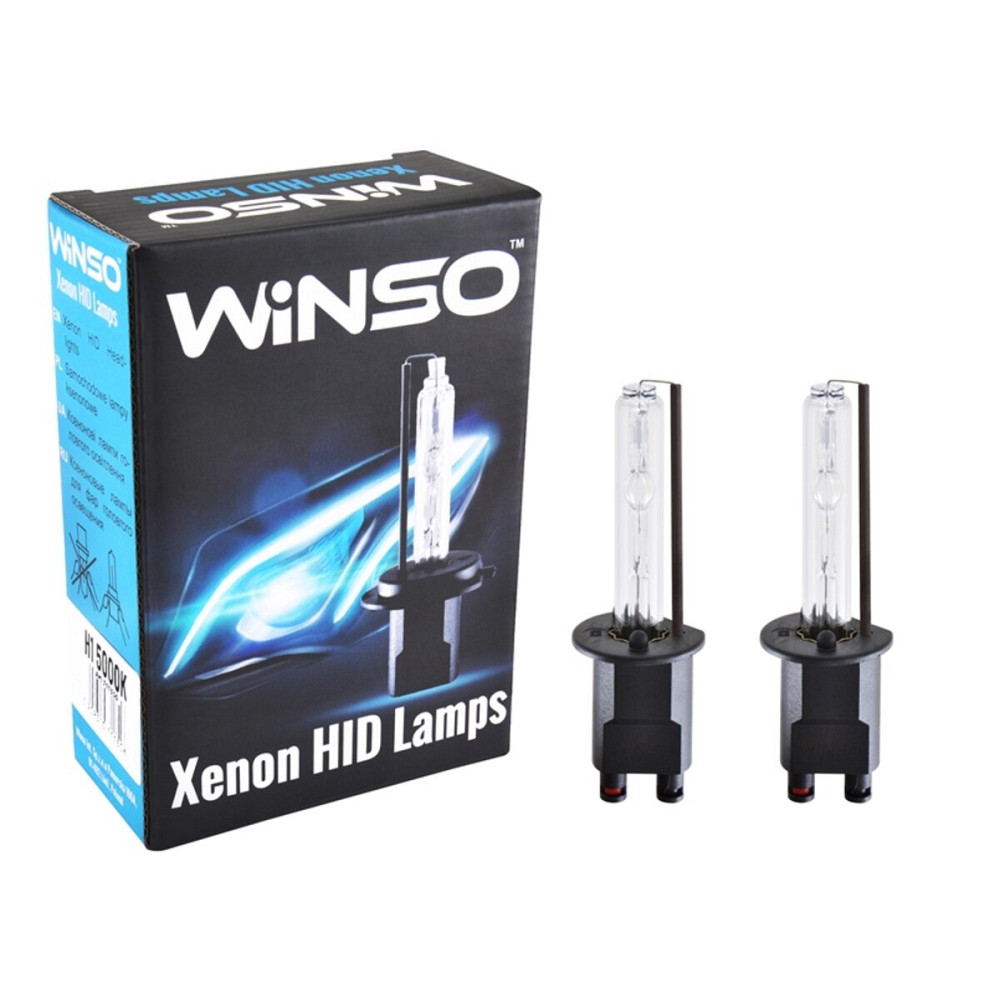 Ксеноновая лампа Winso H1 5000K, 85V, 35W P14.5s KET, 2шт Київ - фото 1