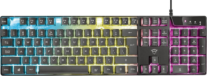 Игровая клавиатура Trust GXT 835 Azor с подсветкой проводная 3 режима LED, полноразмерная, QWERTY (а Киев - изображение 7