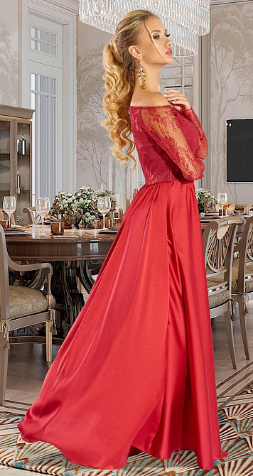 Вечернее шелковое платье (42) Киев - изображение 2