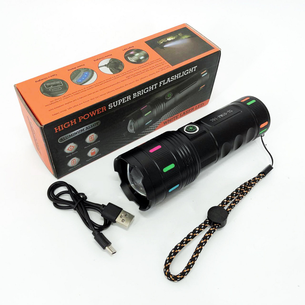 Світлодіодний ліхтарик Акумуляторний ліхтар, Портативний ліхтар із функцією зарядки SV-58 Львів - фото 8