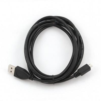Дата кабель USB 2.0 AM to Micro 5P 0.1m Cablexpert (CCP-mUSB2-AMBM-0.1M) Вінниця - фото 1
