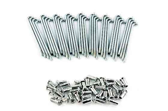 Спиця колеса МТ, ДНІПРО (коротка) (L-125mm, D-4.5mm) (компл, 36шт) (mod B) JING Київ